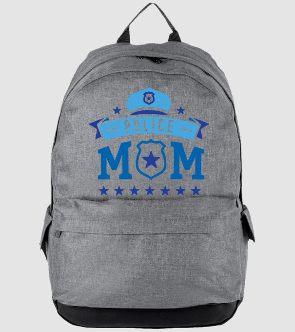 Mamă Polițist model gri pe tricou