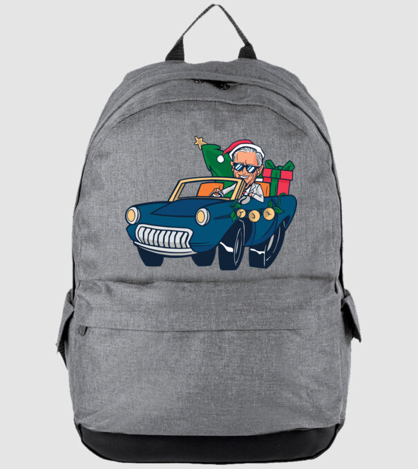 Ridin with Biden Crăciun model gri pe tricou