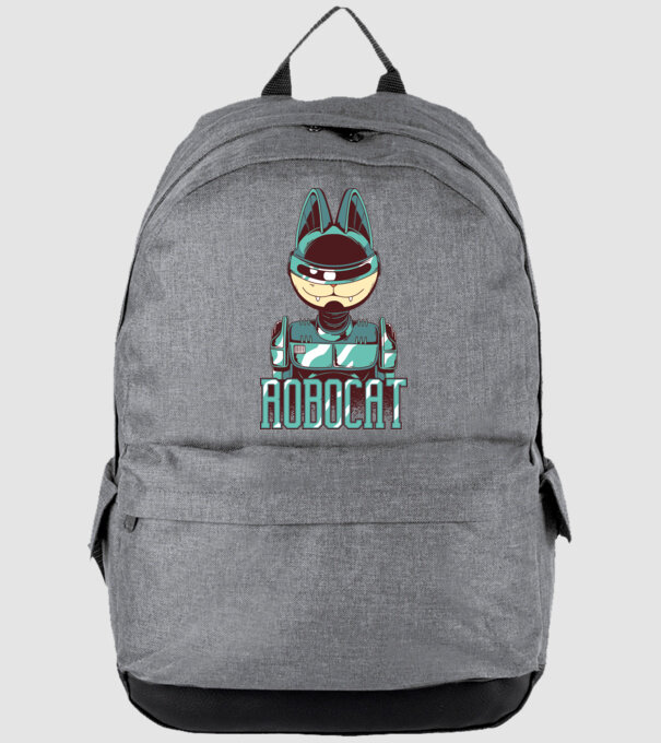 Robocat - Pisică Robot model gri pe tricou