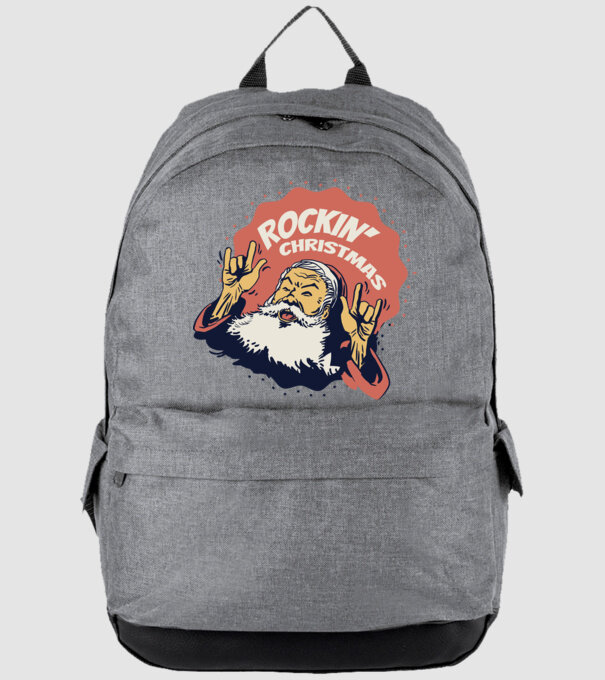 'Rockin'' Christmas Crăciun' model gri pe tricou