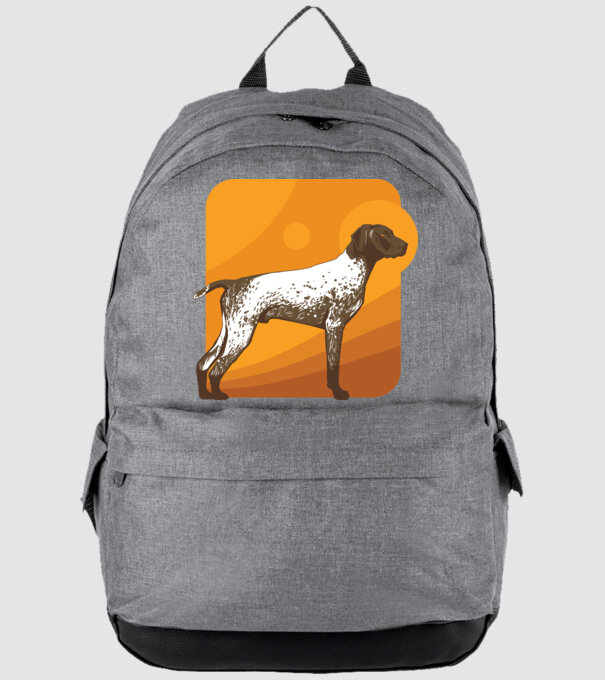 Pointer cu părul scurt model gri pe tricou