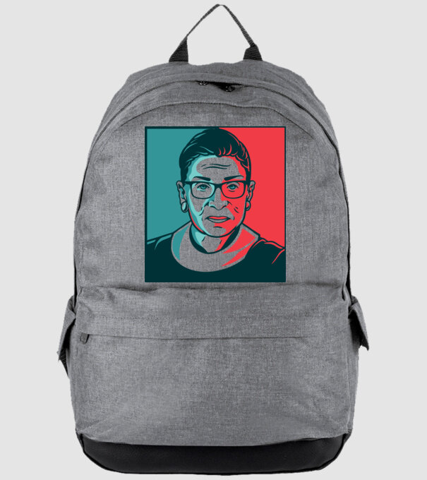 Ruth Bader Ginsburg model gri pe tricou