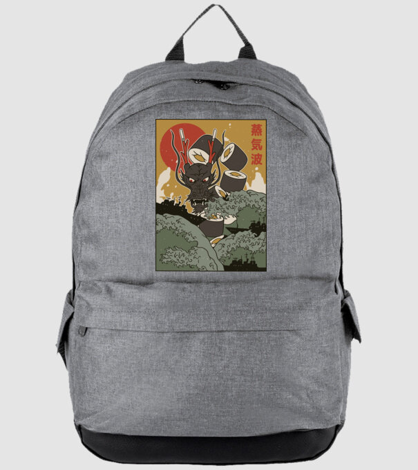 Dragon Sushi model gri pe tricou