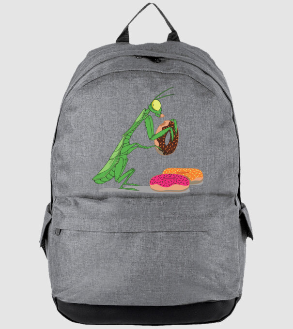 Lăcustă cu gogoașă model gri pe tricou