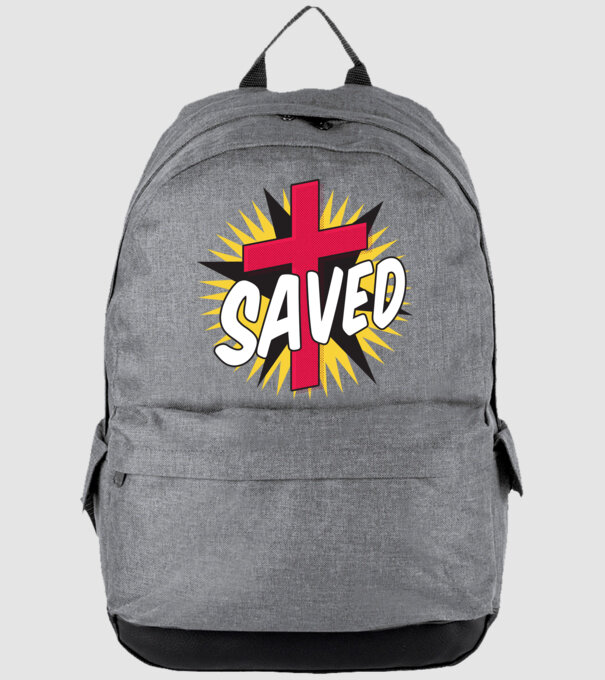 Saved Isus Cruce model gri pe tricou