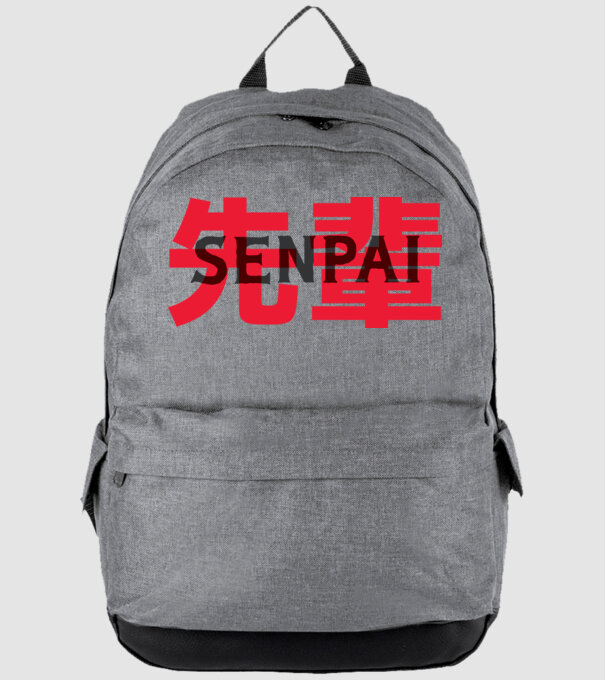 Senpai model gri pe tricou