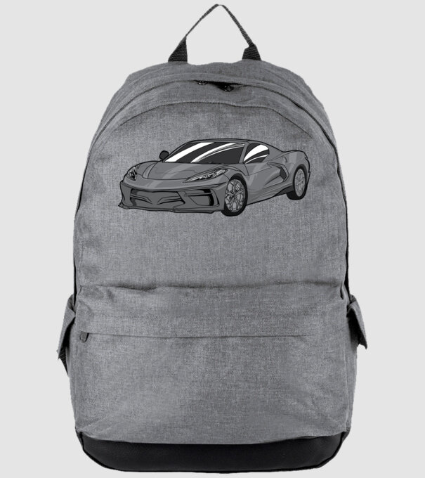 Mașină sport model gri pe tricou