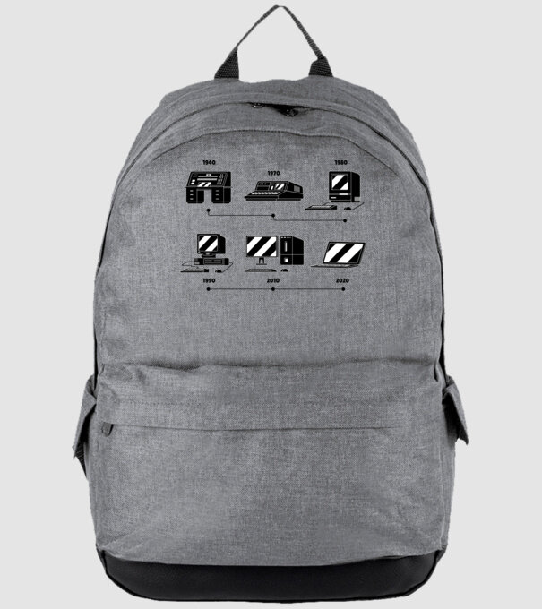 Evoluție Computer model gri pe tricou