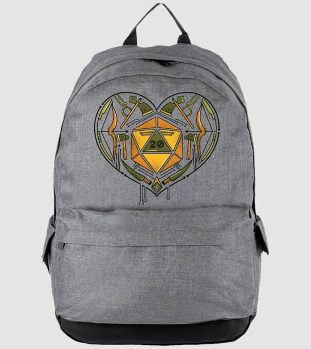 Joc de rol Dragoste model gri pe tricou