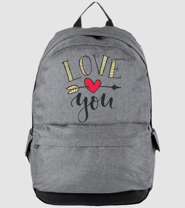 'Te iubesc tricou pentru Valentine''s Day' model gri pe tricou