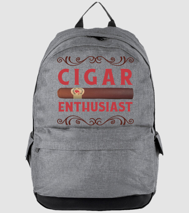 Pasionat de trabucuri model gri pe tricou