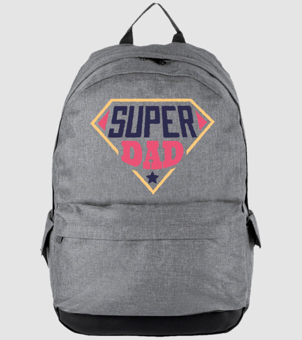 Super Tata model gri pe tricou