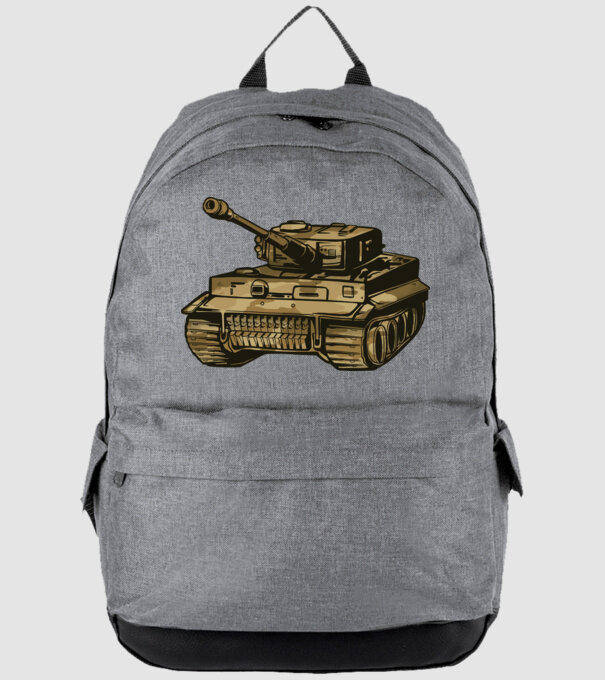 Tanc Mașină de luptă model gri pe tricou