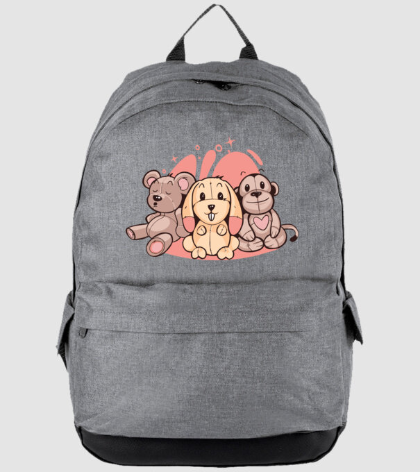 Animale Teddy model gri pe tricou