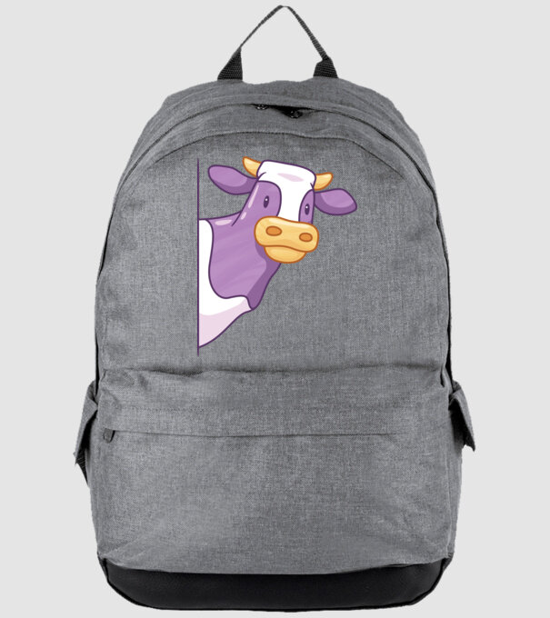 Vacă model gri pe tricou