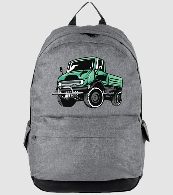 Camion model gri pe tricou
