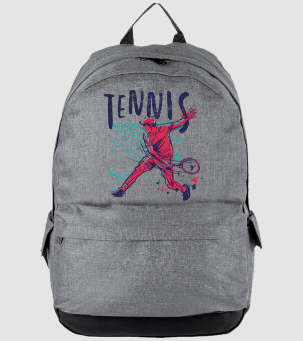 Tennis model gri pe tricou