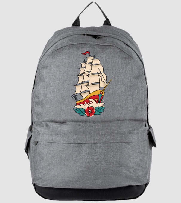 Vapor Tatuaj model gri pe tricou