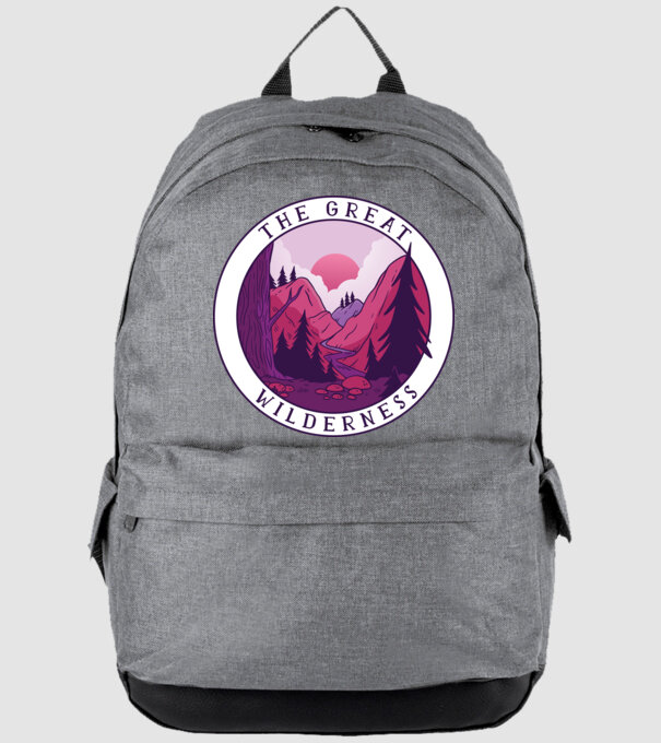 The Great Wilderness model gri pe tricou
