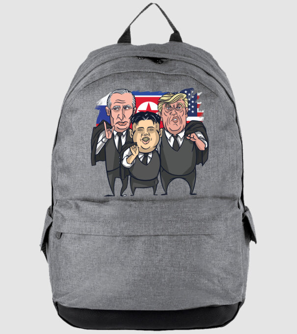 Trump, Putin, Kim - trei prieteni buni model gri pe tricou