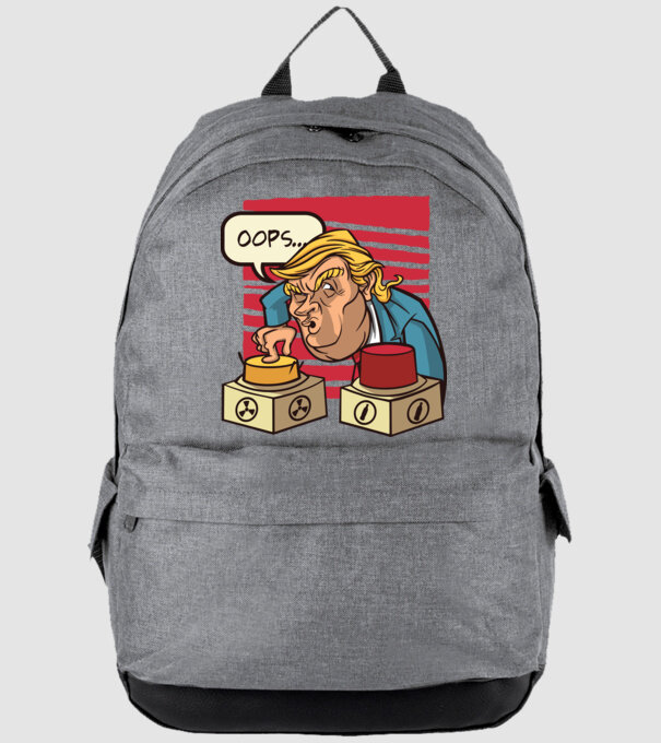 Trump Bombă nucleară model gri pe tricou