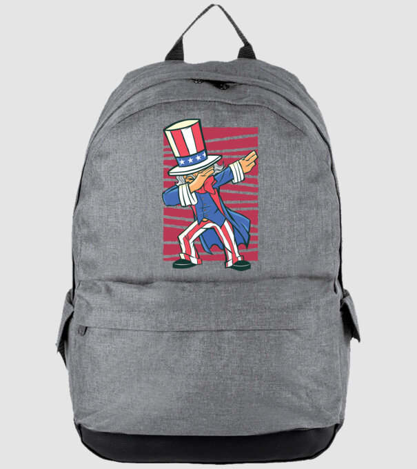 Uncle Sam DAB model gri pe tricou