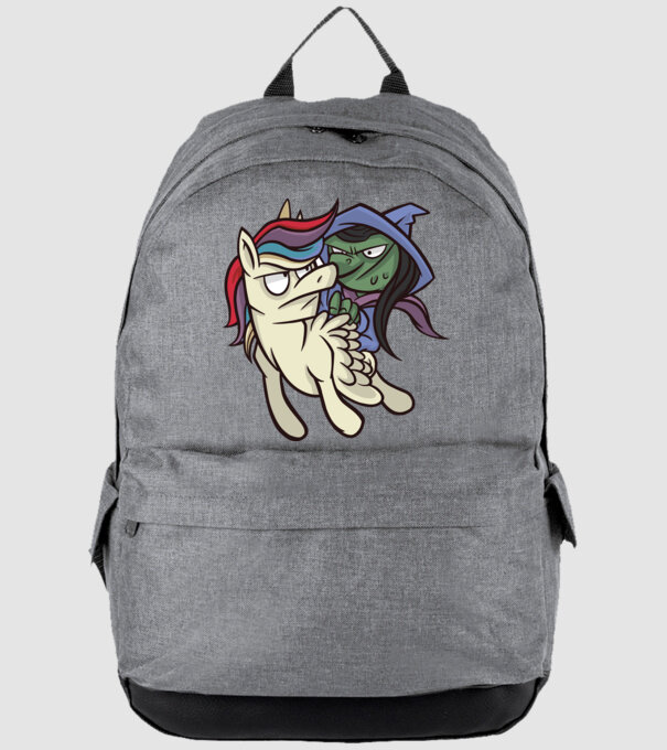 Unicorn vrăjitoare model gri pe tricou