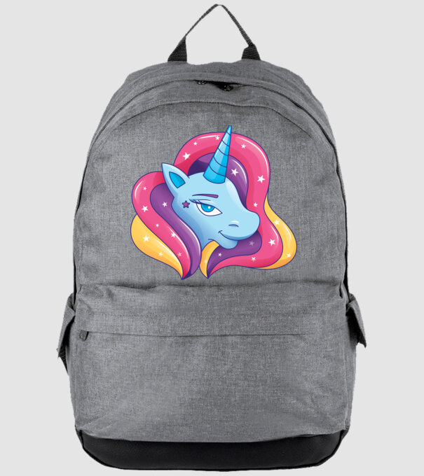 Cap de unicorn model gri pe tricou