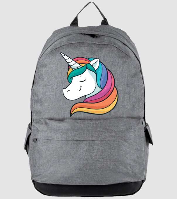 Cap de unicorn model gri pe tricou