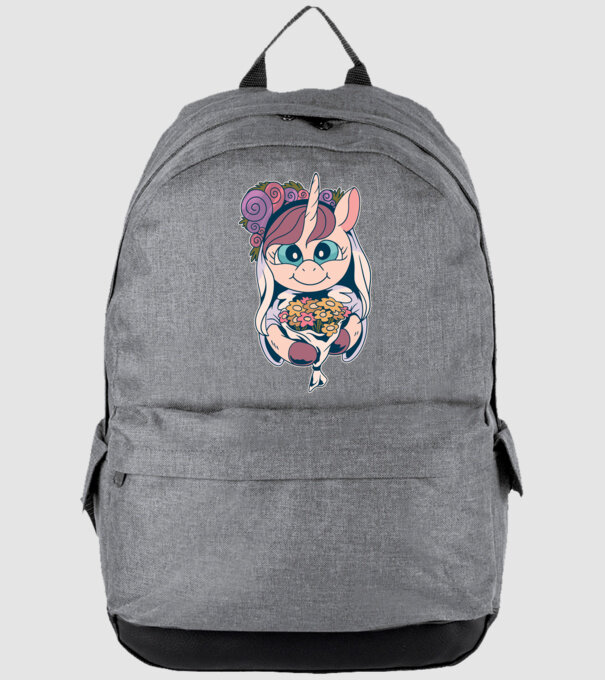 Unicorn Mireasă model gri pe tricou
