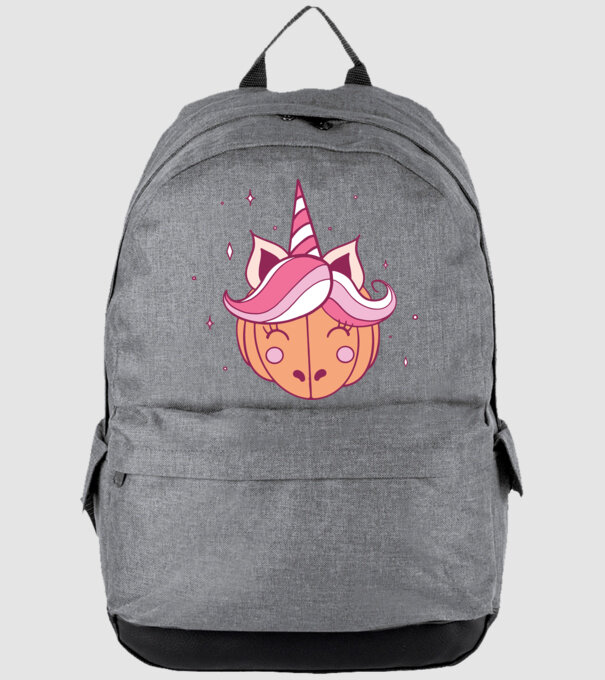 Unicorn Dovleac model gri pe tricou