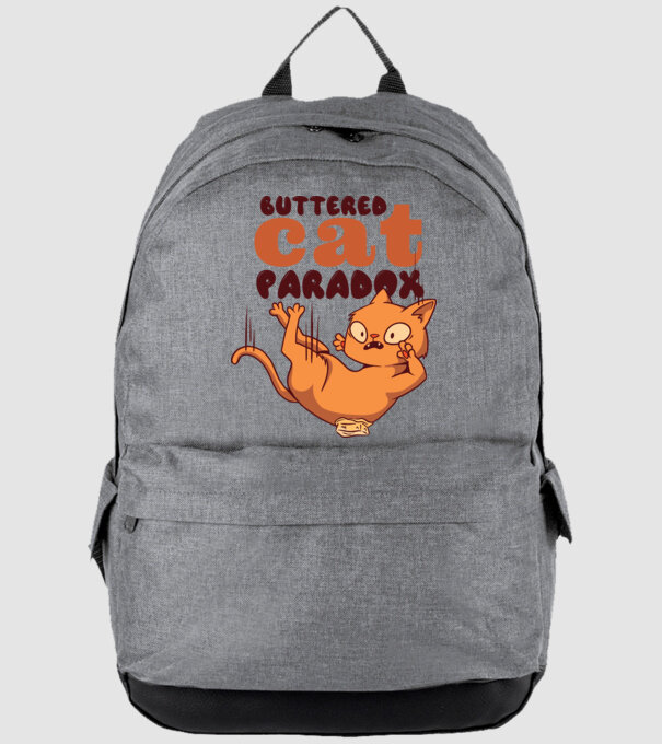 Paradox pisică cu unt model gri pe tricou