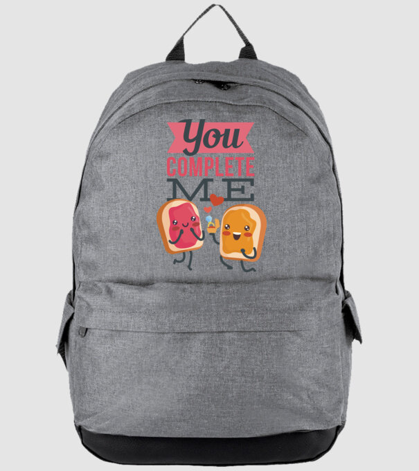 'You Complete Me Tricou drăguț pentru Valentine''s Day' model gri pe tricou