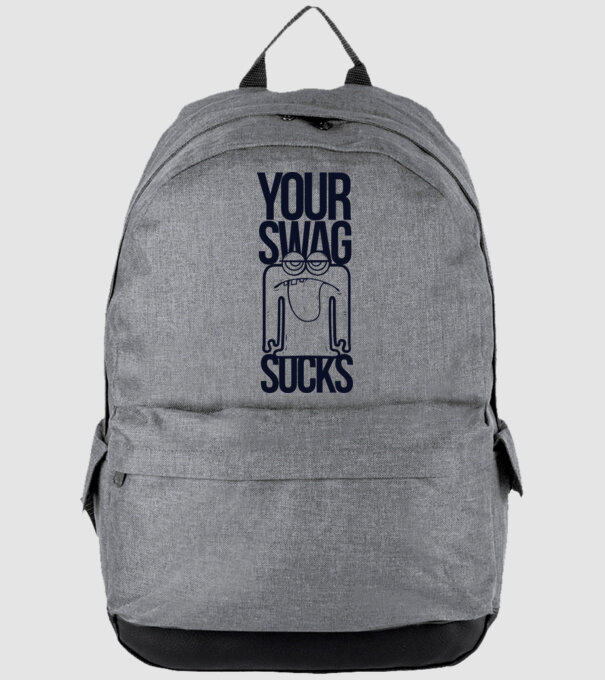 Your swag sucks model gri pe tricou
