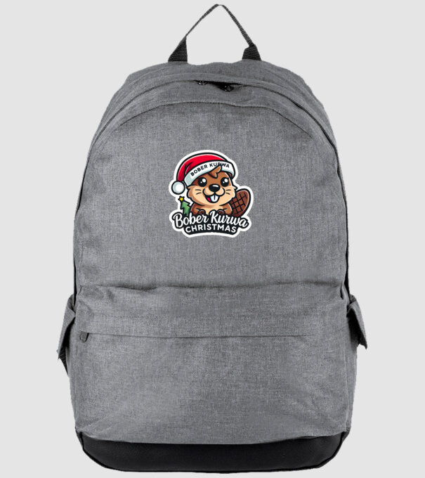 Bober Kurwa Christmas 1 model gri pe tricou