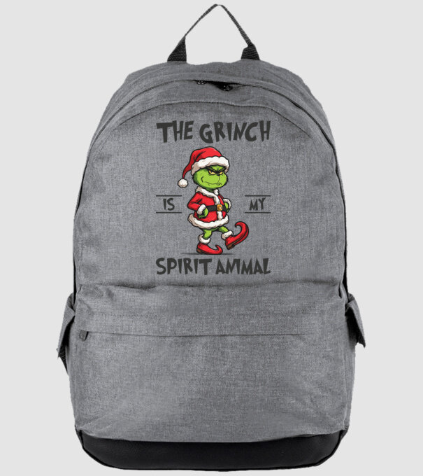 Grinch is my spirit animal model gri pe tricou