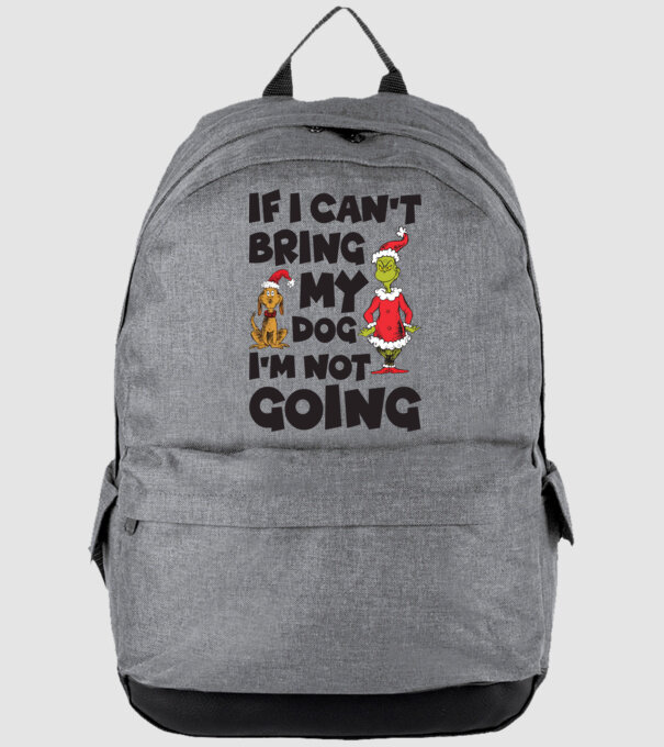 If i can't bring my dog I'm not going model gri pe tricou