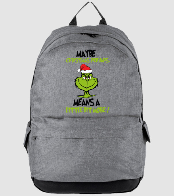 Maybe christmas - Grinch model gri pe tricou