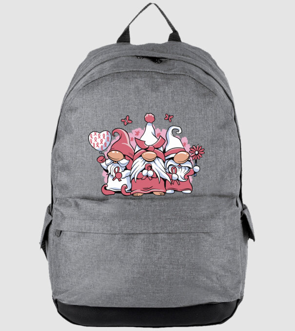 Pink christmas Gnomes model gri pe tricou
