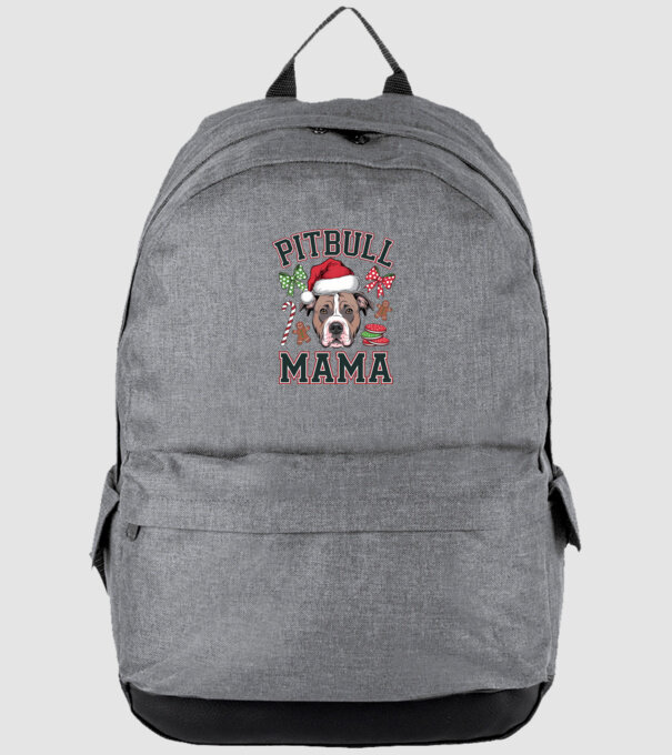 Pitbull Mama model gri pe tricou
