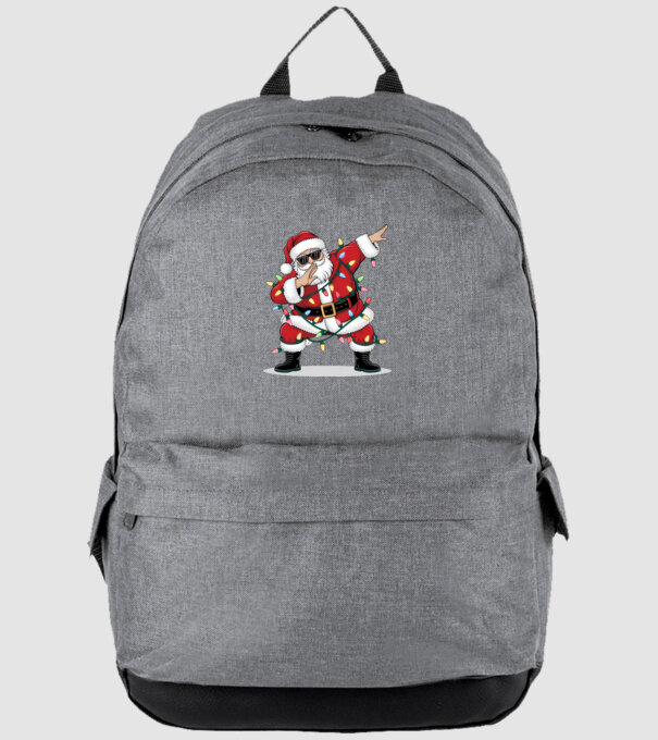 Santa Dab model gri pe tricou