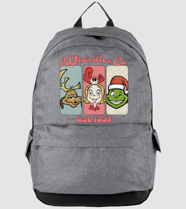 Whoville & Co - Grinch model gri pe tricou