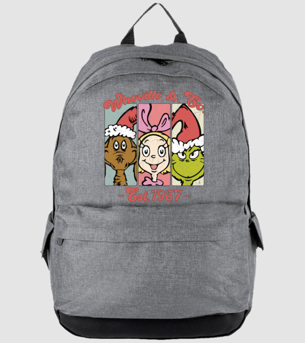 Whoville & Co. - Grinch model gri pe tricou
