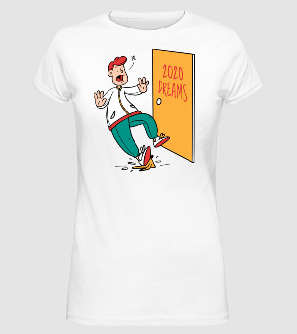  model alb pe tricou