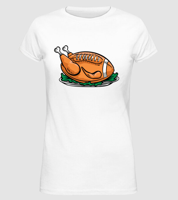 Fotbal american Curcan model alb pe tricou
