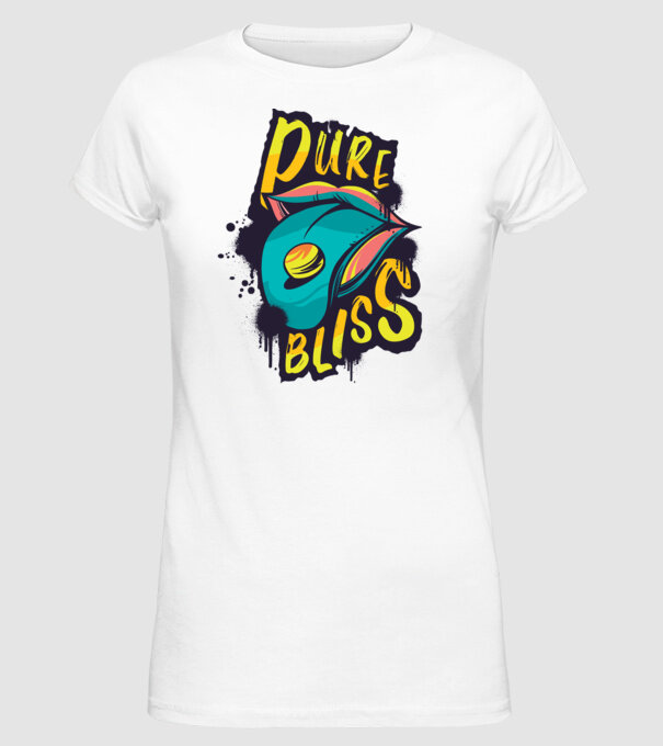 Tabletă drog model alb pe tricou