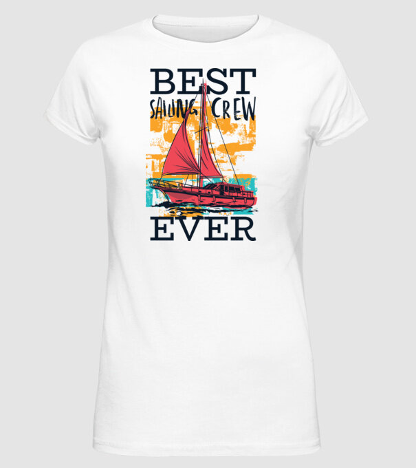 Cea mai bună echipă de navigație model alb pe tricou