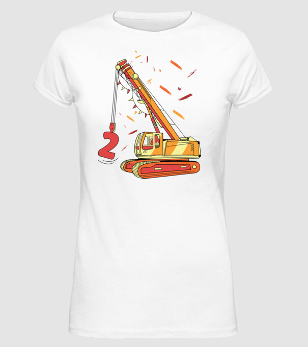 Prindere 2nd Birthday model alb pe tricou