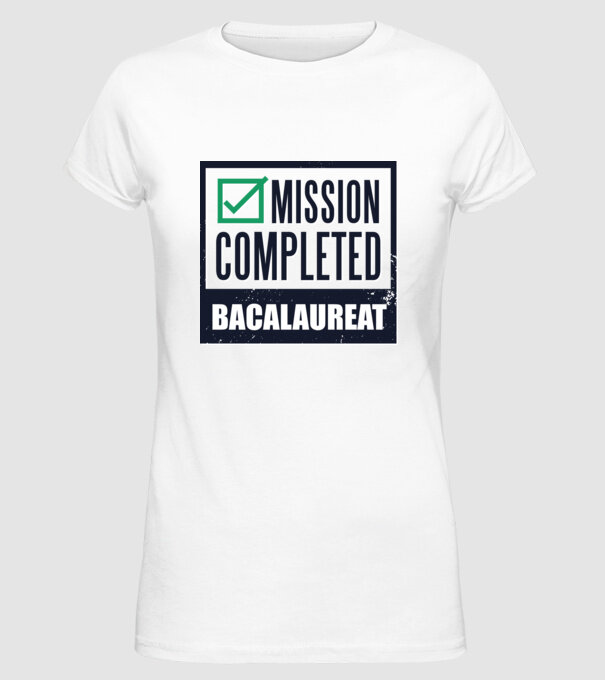 bacalaureat model alb pe tricou