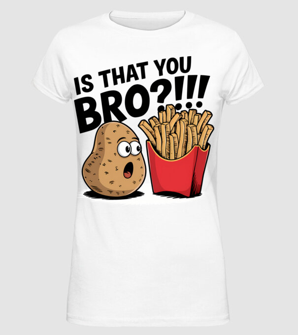 Is that you BRO?!! Alb model alb pe tricou